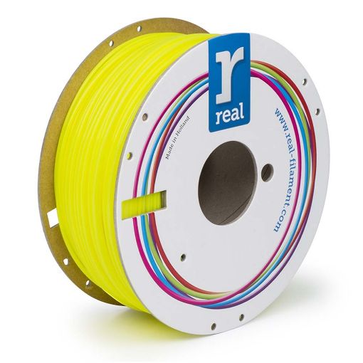 Εικόνα της Real PLA Filament 1.75mm Spool of 1Kg Fluorescent Yellow REFPLAFYELLOW1000MM175