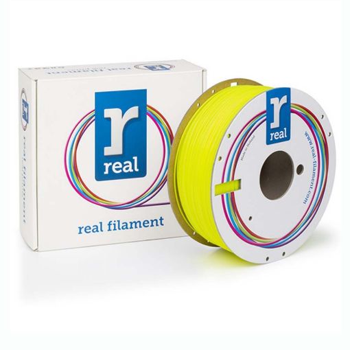 Εικόνα της Real PLA Filament 1.75mm Spool of 1Kg Fluorescent Yellow REFPLAFYELLOW1000MM175