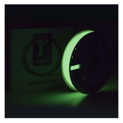 Εικόνα της Real PLA Filament 2.85mm Spool of 0.5Kg Glow in the Dark REFPLAGLOW500MM285