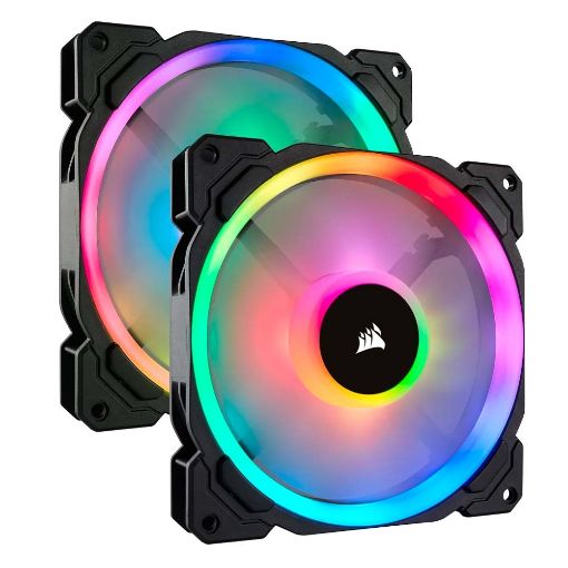 Εικόνα της Case Fan Corsair LL140 140mm RGB Dual Light Loop PWM 2-Pack w Lighting Node Pro CO-9050074-WW