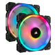 Εικόνα της Case Fan Corsair LL140 140mm RGB Dual Light Loop PWM 2-Pack w Lighting Node Pro CO-9050074-WW