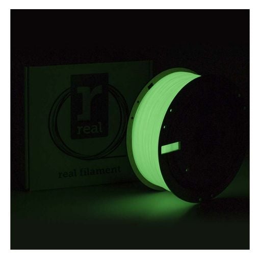 Εικόνα της Real PLA Filament 1.75mm Spool of 1Kg Glow in the Dark