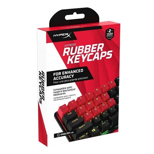Εικόνα της HyperX Rubber Keycaps 11 Key Set Red (US) 519T6AA