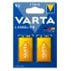 Εικόνα της Αλκαλικές Μπαταρίες Varta 9V LongLife 2 Τεμ 4122101412