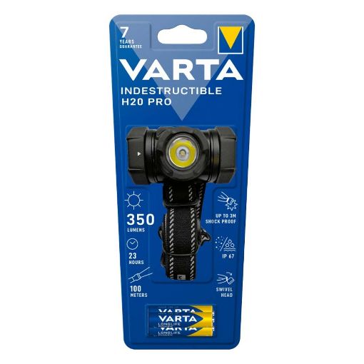 Εικόνα της Φακός Κεφαλής Varta Indestructible H20 Pro 350lm IP67 17732101421
