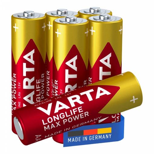 Εικόνα της Αλκαλικές Μπαταρίες AA 1.5V Varta Longlife Max Power 6 Τεμ 4706101446