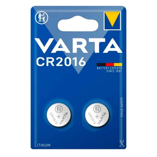 Εικόνα της Μπαταρίες Λιθίου Varta Coin Cells CR2016 3V 2 Τεμ 6016101402