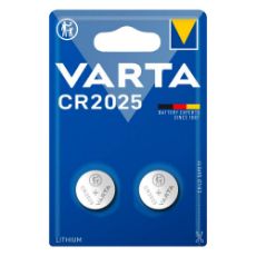 Εικόνα της Μπαταρίες Λιθίου Varta Coin Cells CR2025 3V 2 Τεμ 6025101402