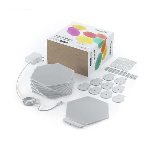 Εικόνα της Nanoleaf Shapes: Hexagons Starter Kit 9-pack NL42-0002HX-9PK