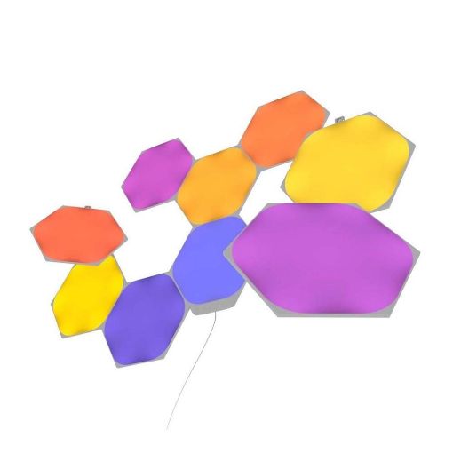 Εικόνα της Nanoleaf Shapes: Hexagons Starter Kit 9-pack NL42-0002HX-9PK