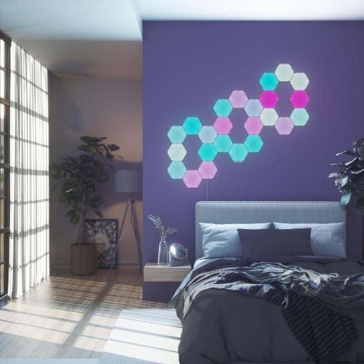 Εικόνα της Nanoleaf Shapes: Hexagons Starter Kit 9-pack NL42-0002HX-9PK