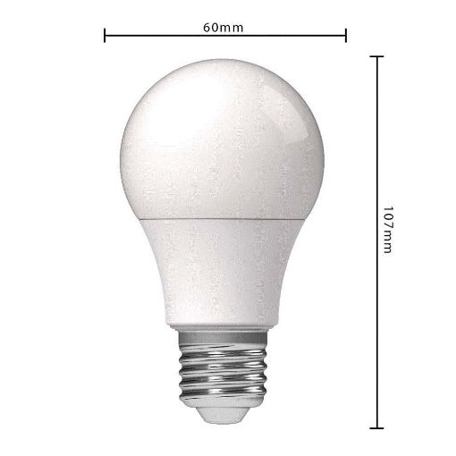 Εικόνα της Λάμπα LED 123LED E27 A60 Mat 4000K 806lm 8W Neutral White