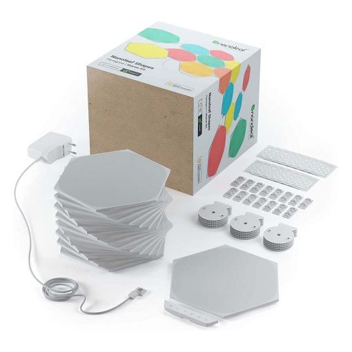 Εικόνα της Nanoleaf Shapes: Hexagons Starter Kit 15-pack NL42-6002HX-15PK