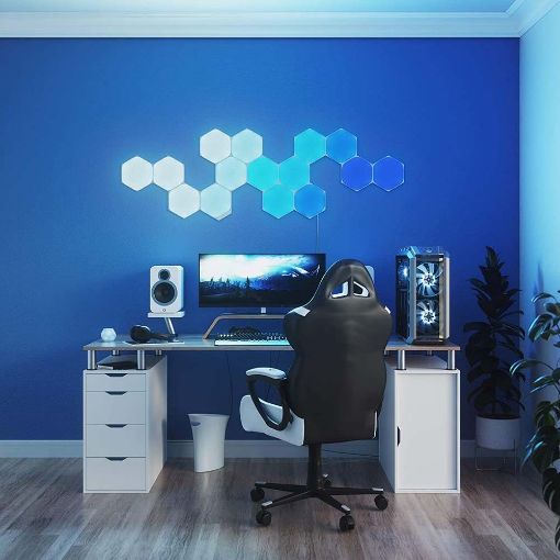 Εικόνα της Nanoleaf Shapes: Hexagons Starter Kit 15-pack NL42-6002HX-15PK