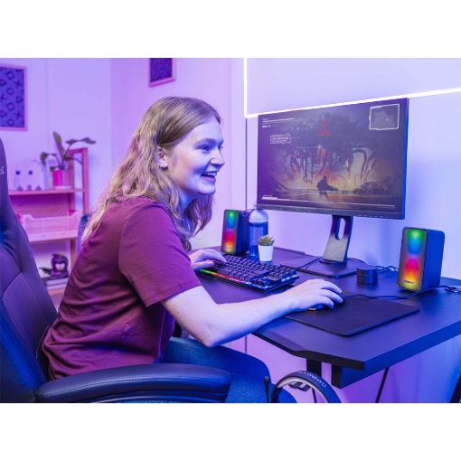 Εικόνα της Ηχεία Trust GXT 611 Wezz Illuminated 2.0 RGB Black 24587
