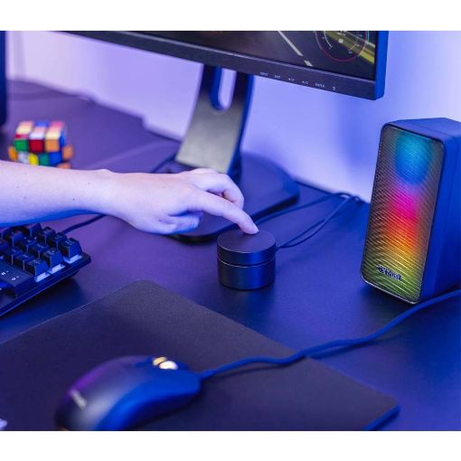 Εικόνα της Ηχεία Trust GXT 611 Wezz Illuminated 2.0 RGB Black 24587