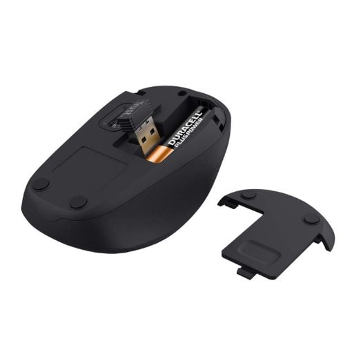 Εικόνα της Ποντίκι Trust Yvi+ ECO Wireless Red/Black 24550