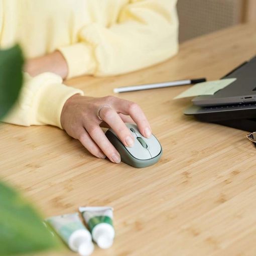 Εικόνα της Ποντίκι Trust Yvi+ ECO Wireless Green 24552
