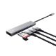 Εικόνα της Trust Halyx USB-C Hub & Card Reader Silver 24191