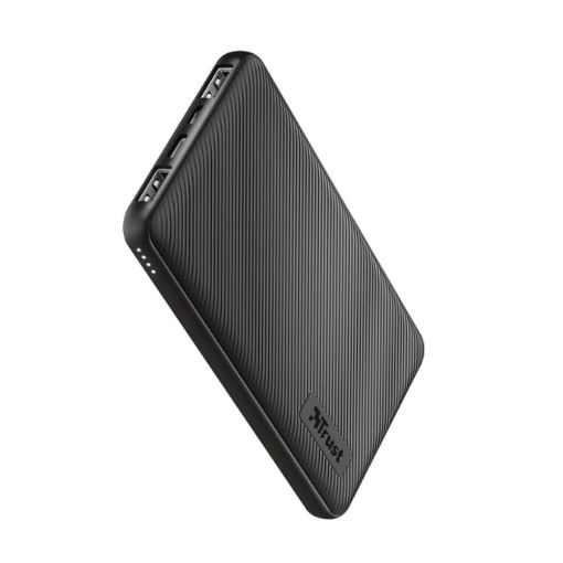 Εικόνα της Power Bank Trust Primo Eco Dual USB-A & USB-C 10000mAh Black 24678