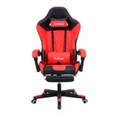 Εικόνα της Gaming Chair Herzberg Red with Footrest 8081