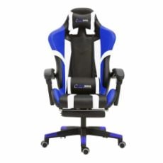 Εικόνα της Gaming Chair Herzberg Blue with Footrest 8083