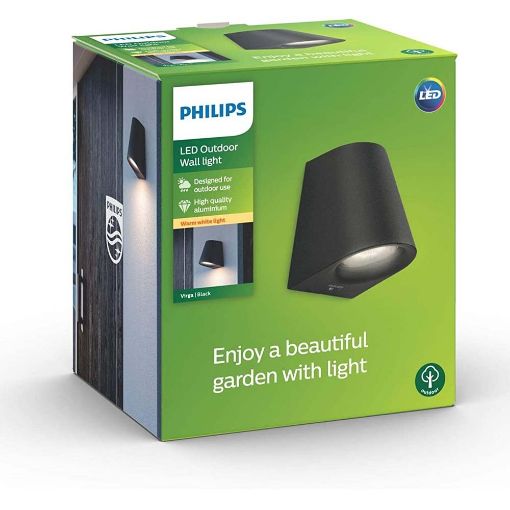 Εικόνα της Επιτοίχιο Φωτιστικό Philips myGarden Virga 2700K IP44 3W 915004309901