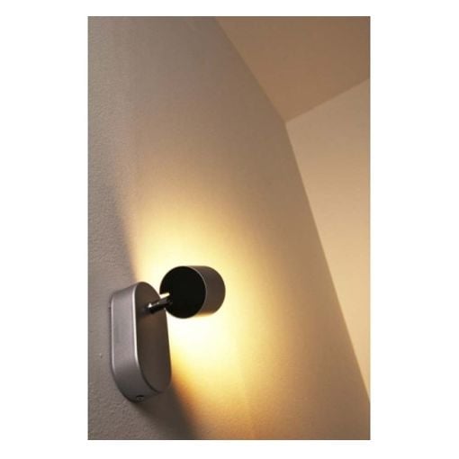Εικόνα της Φωτιστικό Σποτ Τοίχου Philips myLiving Star 2700K 500lm Grey 4.5W