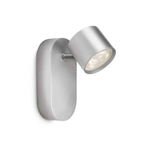 Εικόνα της Φωτιστικό Σποτ Τοίχου Philips myLiving Star 2700K 500lm Grey 4.5W