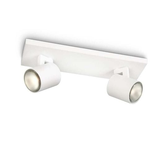 Εικόνα της Φωτιστικό Οροφής Σποτ Philips myLiving Runner 2x GU10 White