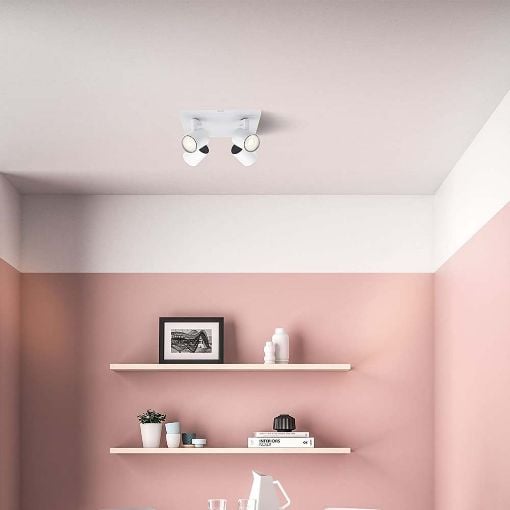 Εικόνα της Φωτιστικό Οροφής Σποτ Philips myLiving Runner 4x GU10 White