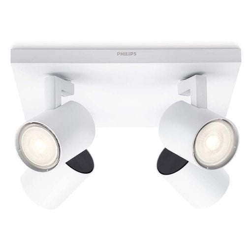 Εικόνα της Φωτιστικό Οροφής Σποτ Philips myLiving Runner 4x GU10 White