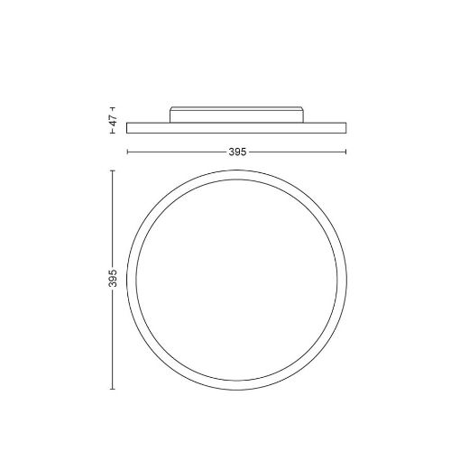 Εικόνα της Φωτιστικό Οροφής Philips Hue Aurelle Dimmer Switch 2200K - 6500K 700lm White 929003099301