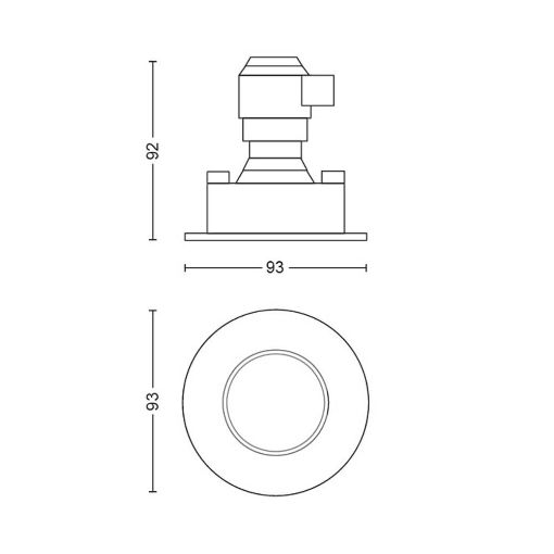 Εικόνα της Φωτιστικό Οροφής Philips Hue Adore Χωνευτό 2200K - 6500K 350lm Silver 929003055801