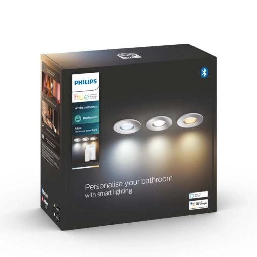 Εικόνα της Φωτιστικό Οροφής Philips Hue Adore White Ambiance 3τμχ 929003055901