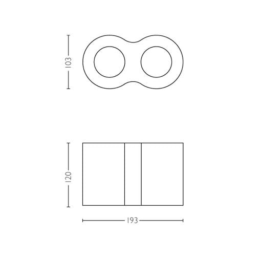 Εικόνα της Διπλό Φωτιστικό Σποτ Philips Hue Pillar Dimmer Switch 2200K - 6500K 700lm Black 929003046401