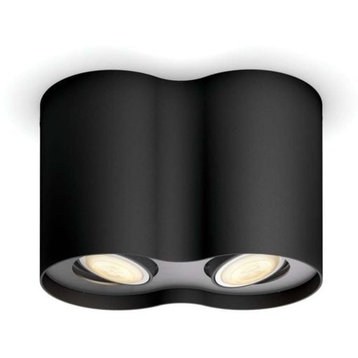 Εικόνα της Διπλό Φωτιστικό Σποτ Philips Hue Pillar Dimmer Switch 2200K - 6500K 700lm Black 929003046401