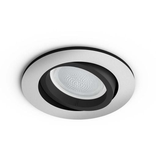 Εικόνα της Χωνευτό Σποτ Philips Hue Centura White and Color Ambiance GU10 Aluminium 929003047401