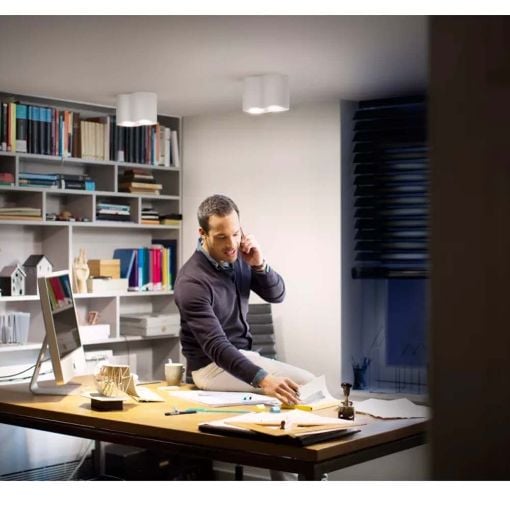 Εικόνα της Διπλό Φωτιστικό Σποτ Philips Hue Pillar Dimmer Switch 2200K - 6500K 700lm White 929003046601