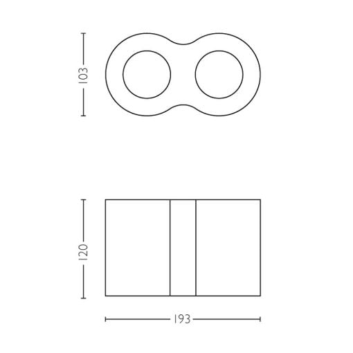 Εικόνα της Διπλό Φωτιστικό Σποτ Philips Hue Pillar Dimmer Switch 2200K - 6500K 700lm White 929003046601