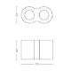 Εικόνα της Διπλό Φωτιστικό Σποτ Philips Hue Pillar Dimmer Switch 2200K - 6500K 700lm White 929003046601