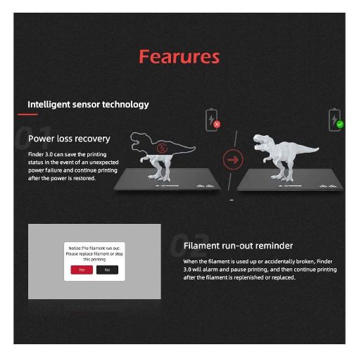 Εικόνα της Εκτυπωτής 3D FlashForge Finder 3.0