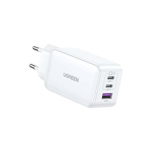 Εικόνα της Φορτιστής Ugreen CD244 USB-C/A 65W White 15334