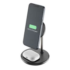 Εικόνα της Ασύρματος Φορτιστής Cellular Line 2in1 Magsafe  Holder Black
