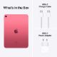 Εικόνα της Apple iPad 5G 256GB Pink 2022 MQ6W3RK/A