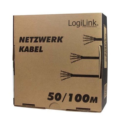 Εικόνα της Κουλούρα Logilink S/FTP CAT.6 100m Grey CPV0039