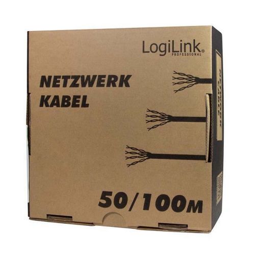 Εικόνα της Κουλούρα Logilink SF/UTP CAT.5 100m Grey CPV007