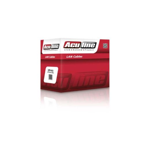Εικόνα της Κουλούρα Aculine UTP CAT.6 100m (Solid) Grey UTP-012
