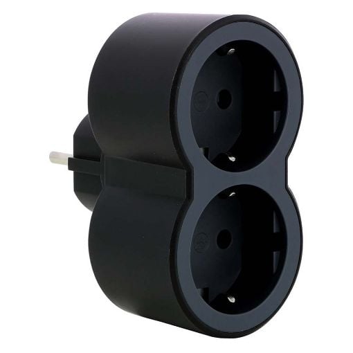 Εικόνα της Πολύπριζο Legrand 2 Θέσεων Black 694517