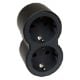 Εικόνα της Πολύπριζο Legrand 2 Θέσεων Black 694517